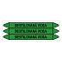 Značení potrubí, destilovaná voda,3 ks, 355 × 37 mm